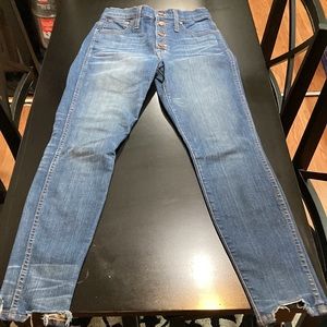 Women’s Madewell High Riser Skinny Skinny Jeans